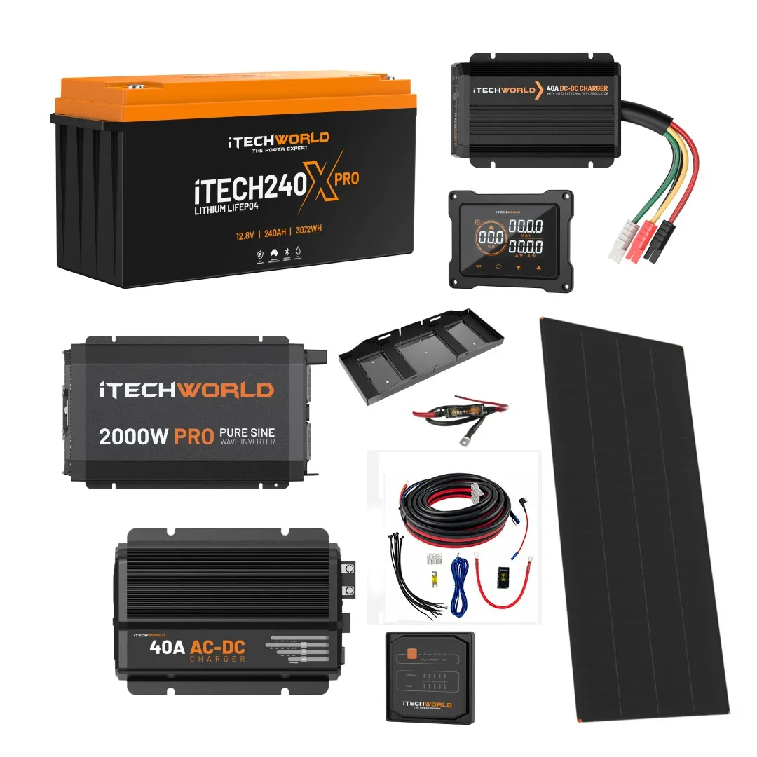 iTechworld Ultimate 4WD Dual Battery Kit 240Ah lithium