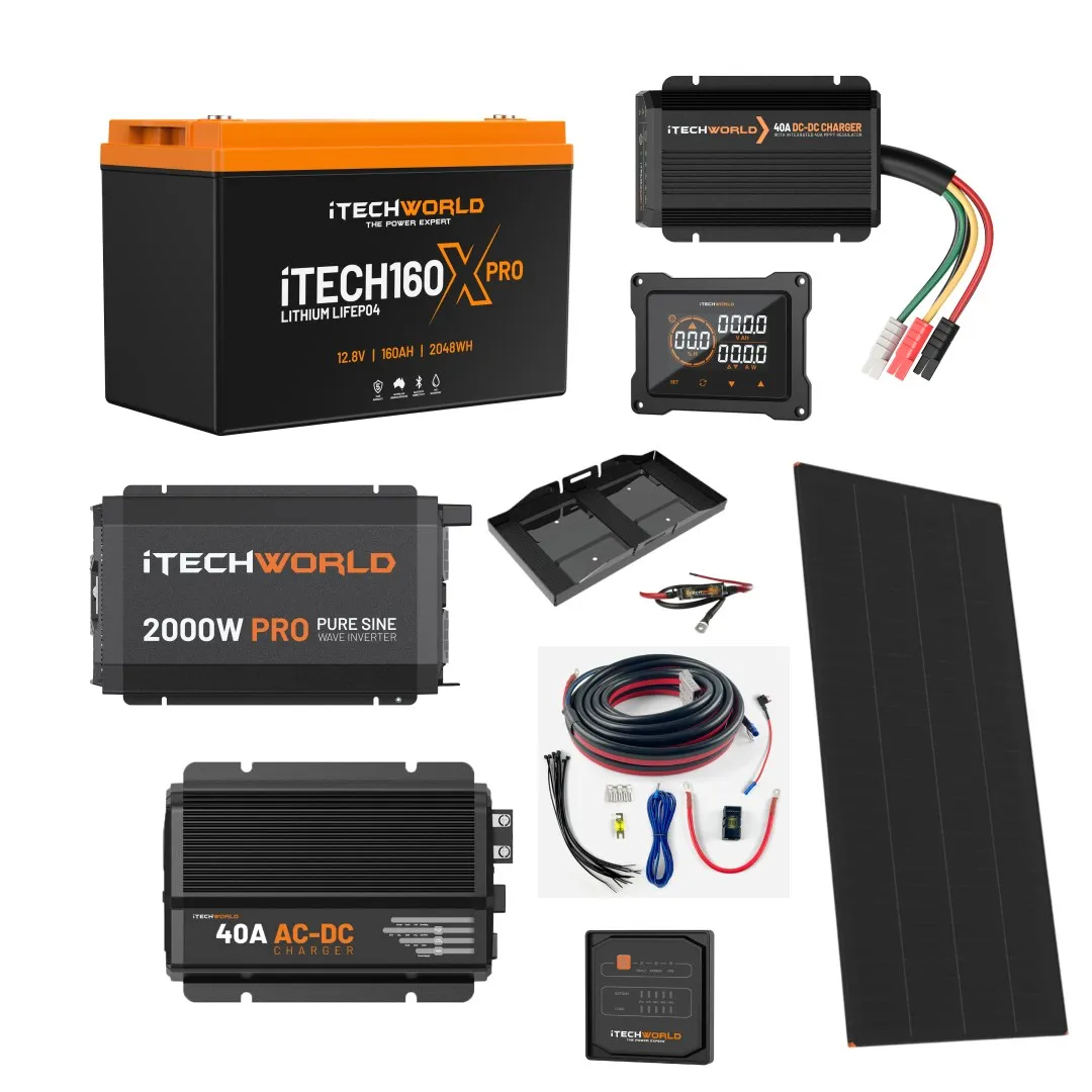 iTechworld Ultimate Canopy Dual Battery Kit 160Ah lithium
