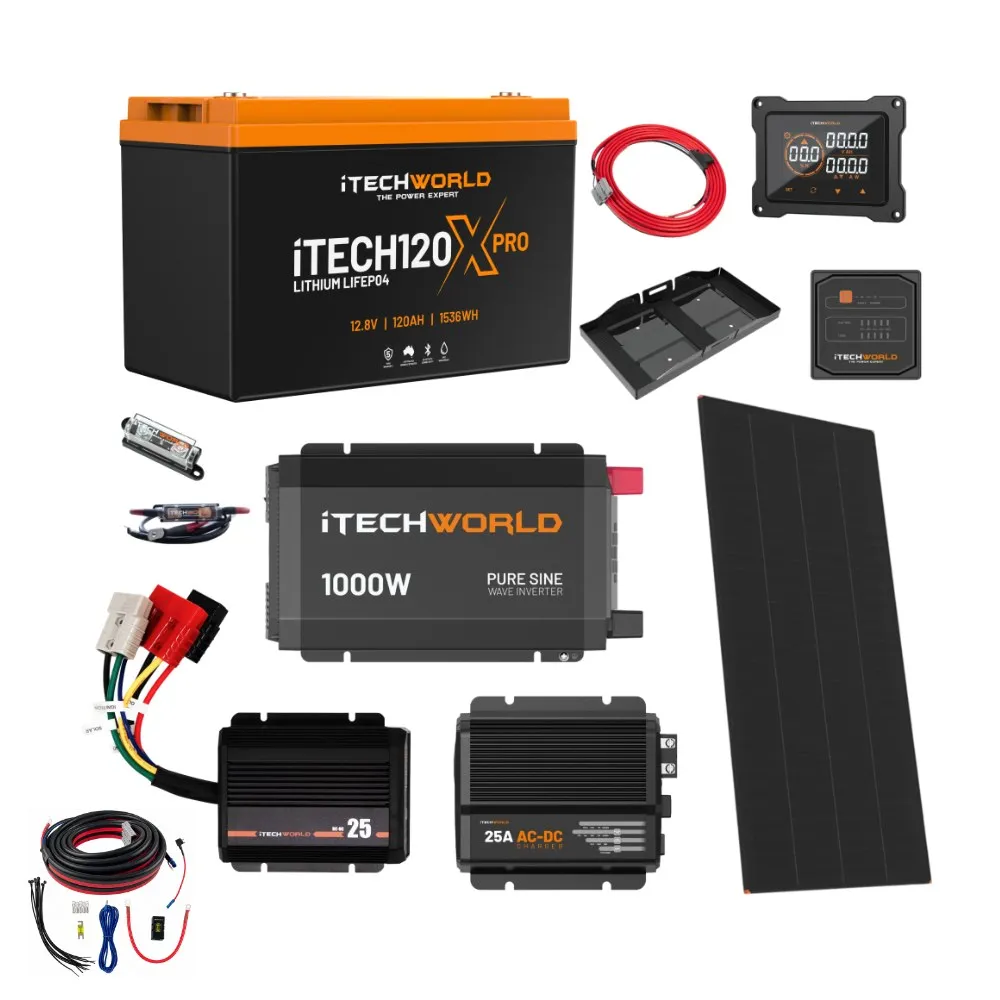 iTechworld Ultimate Ute Dual Battery Kit 120Ah lithium