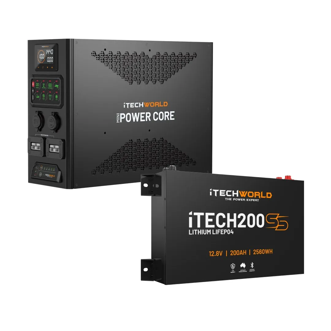 iTECH200SS 200Ah super slim lithium battery, Bluetooth
