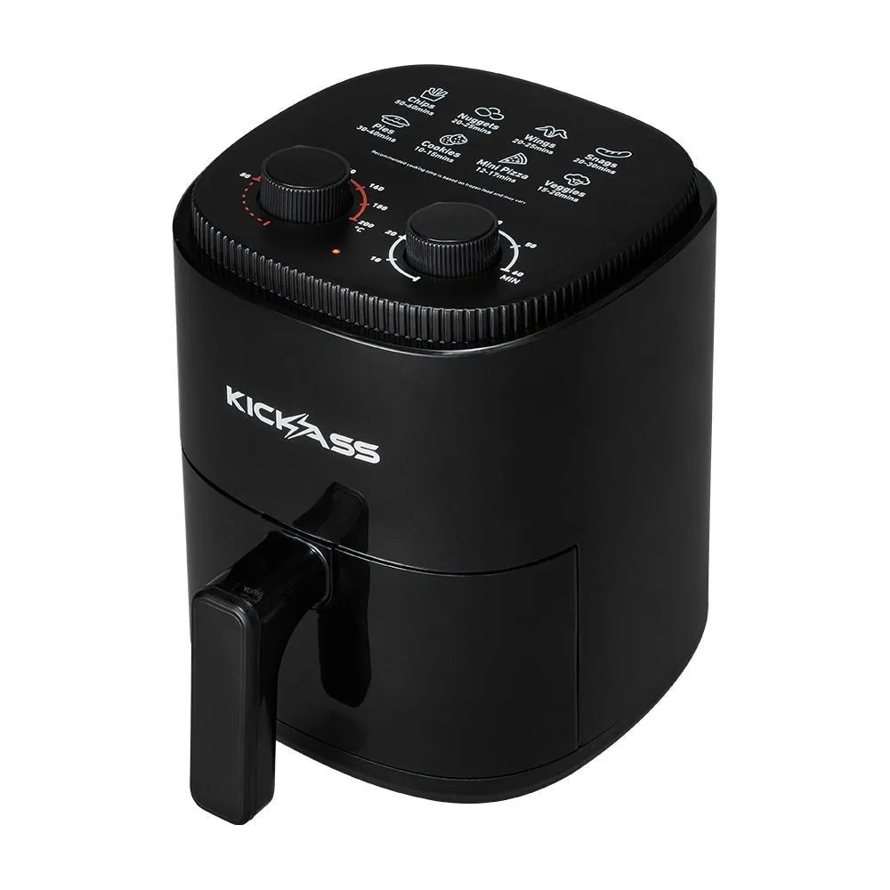 KickAss 12V 3L Portable Air Fryer for Camping - 300W