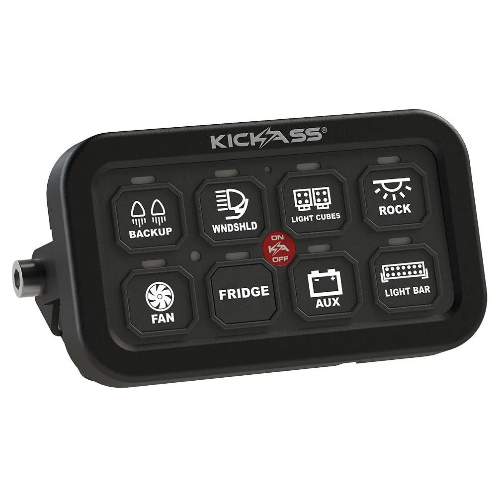 KickAss Bluetooth Control 8 Gang Switch Panel