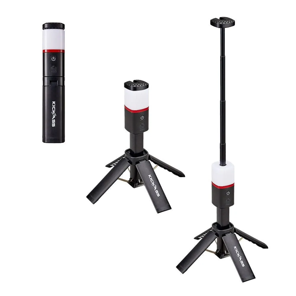 KickAss Rechargeable Camping Table Light - 1000 Lumens, 4400mAh