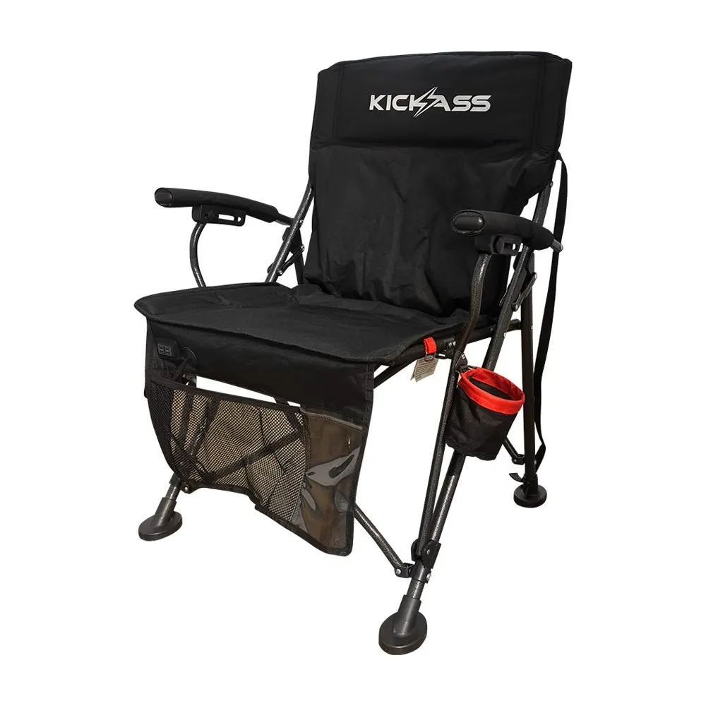 KickAss Ultimate Adventure Electric Camping Chair with Heating Function