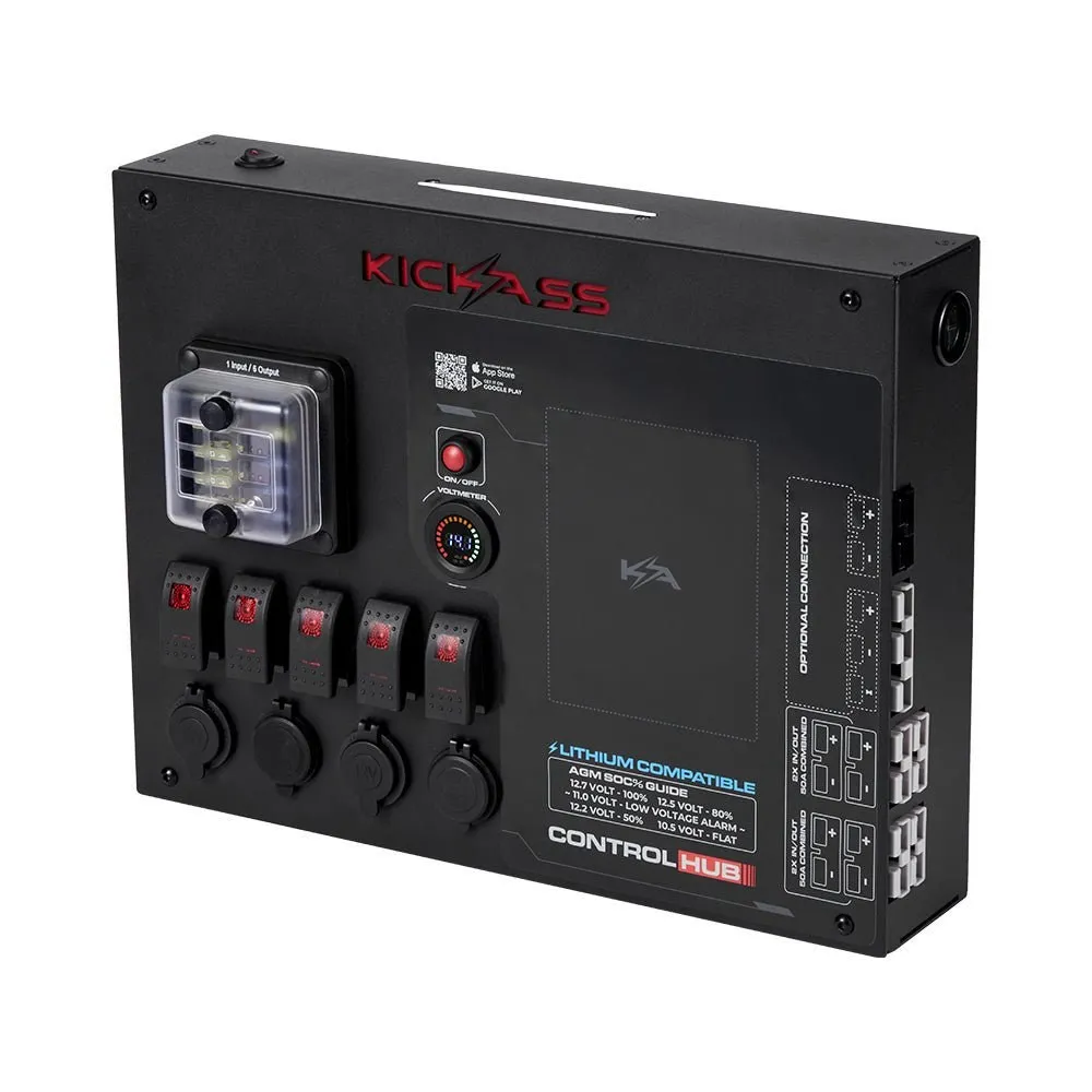 KickAss 12V Control Hub / Panel