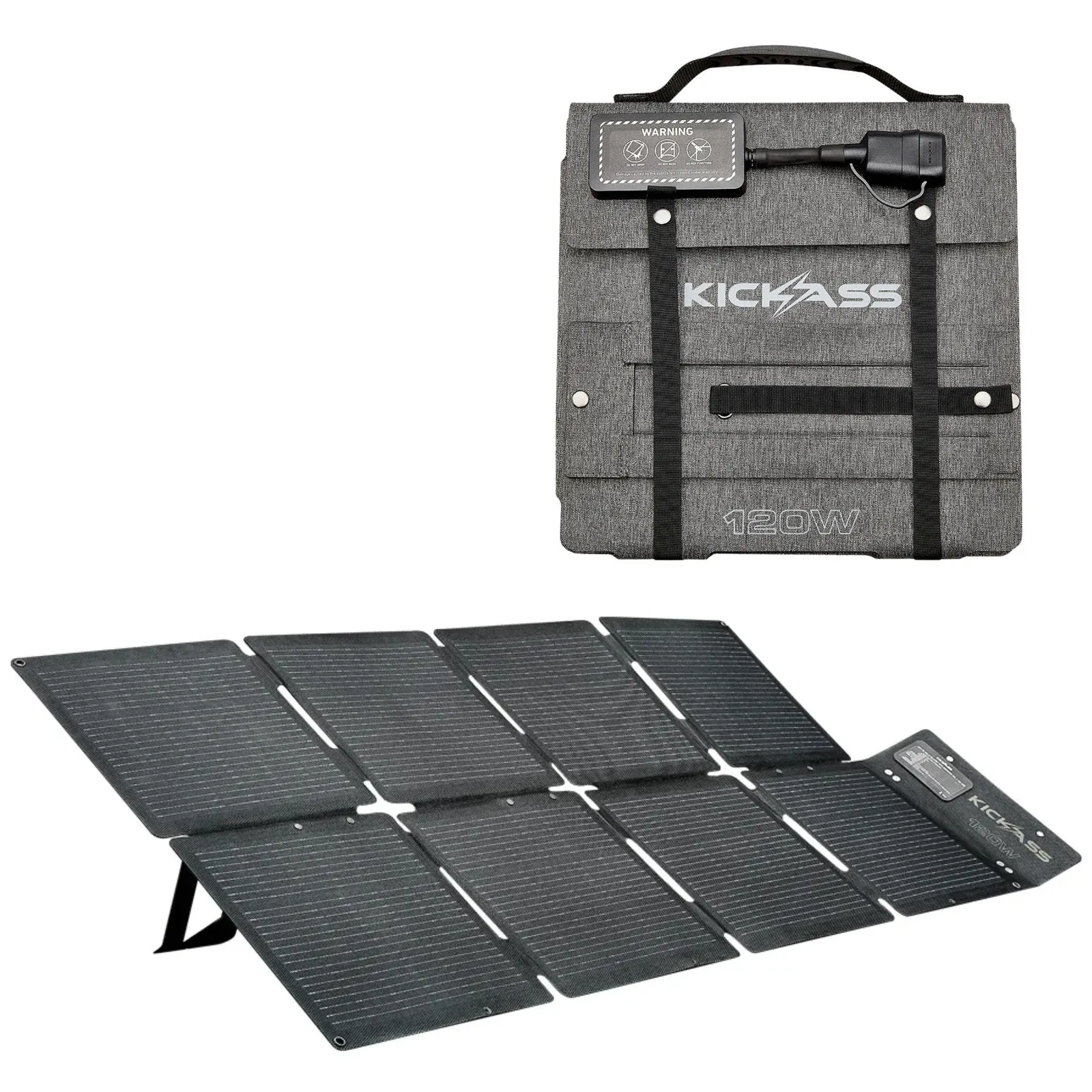KickAss 120W DC Solar Blanket with Anderson Tail & USB Hub