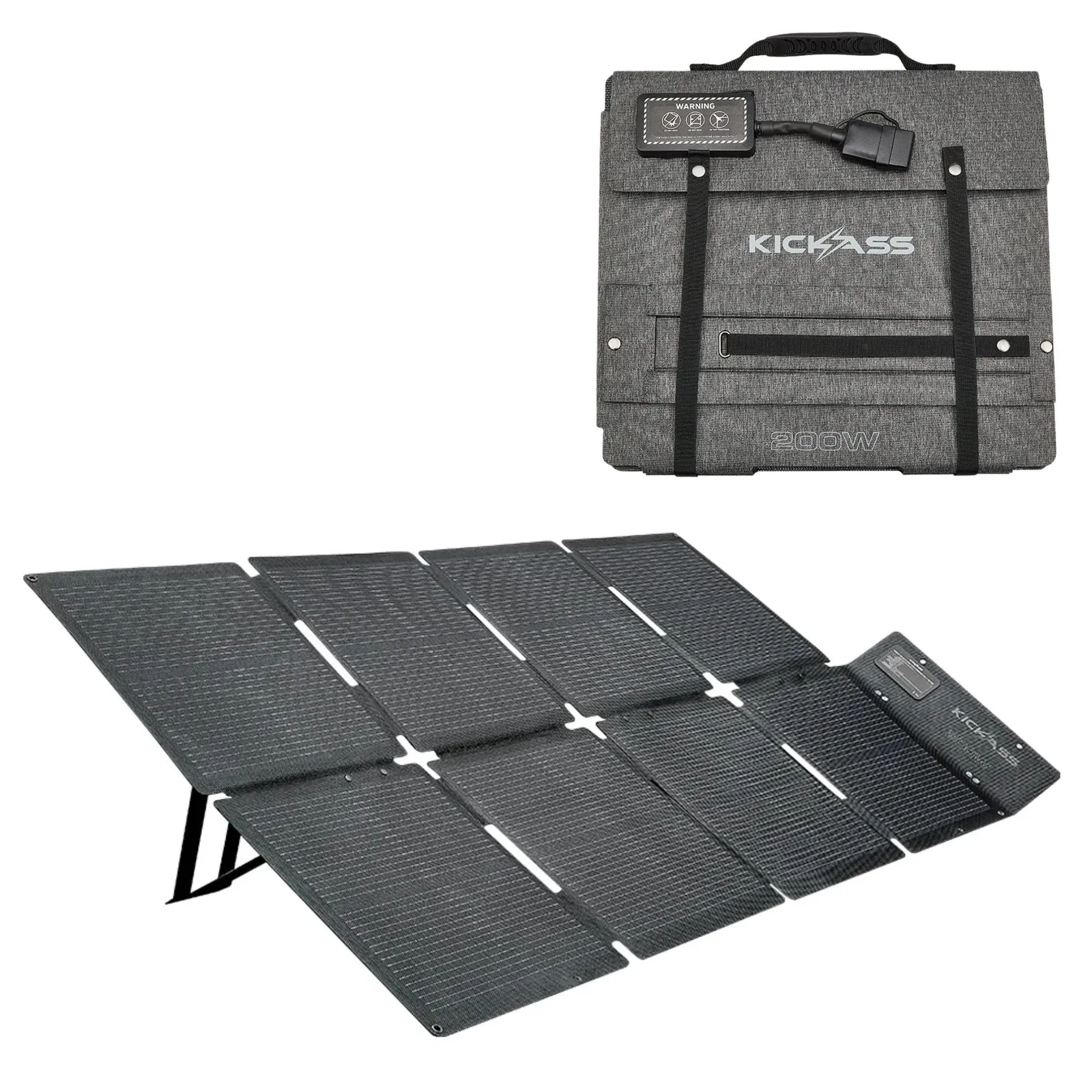 KickAss 200W DC Solar Blanket with Anderson Tail & USB Hub