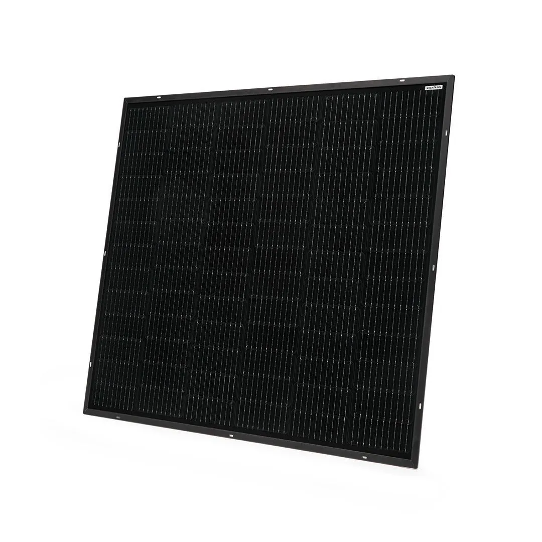 KickAss 12V 210W Ultra Slim Fixed Glass Solar Panel