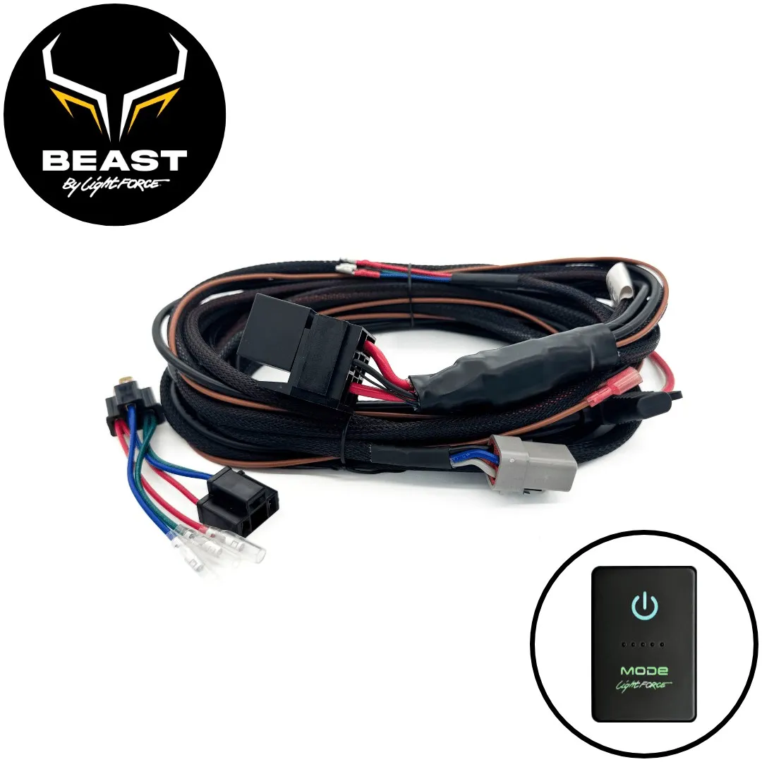 BEAST Driving Light Harness to suit Toyota Hilux N80 2015-2025