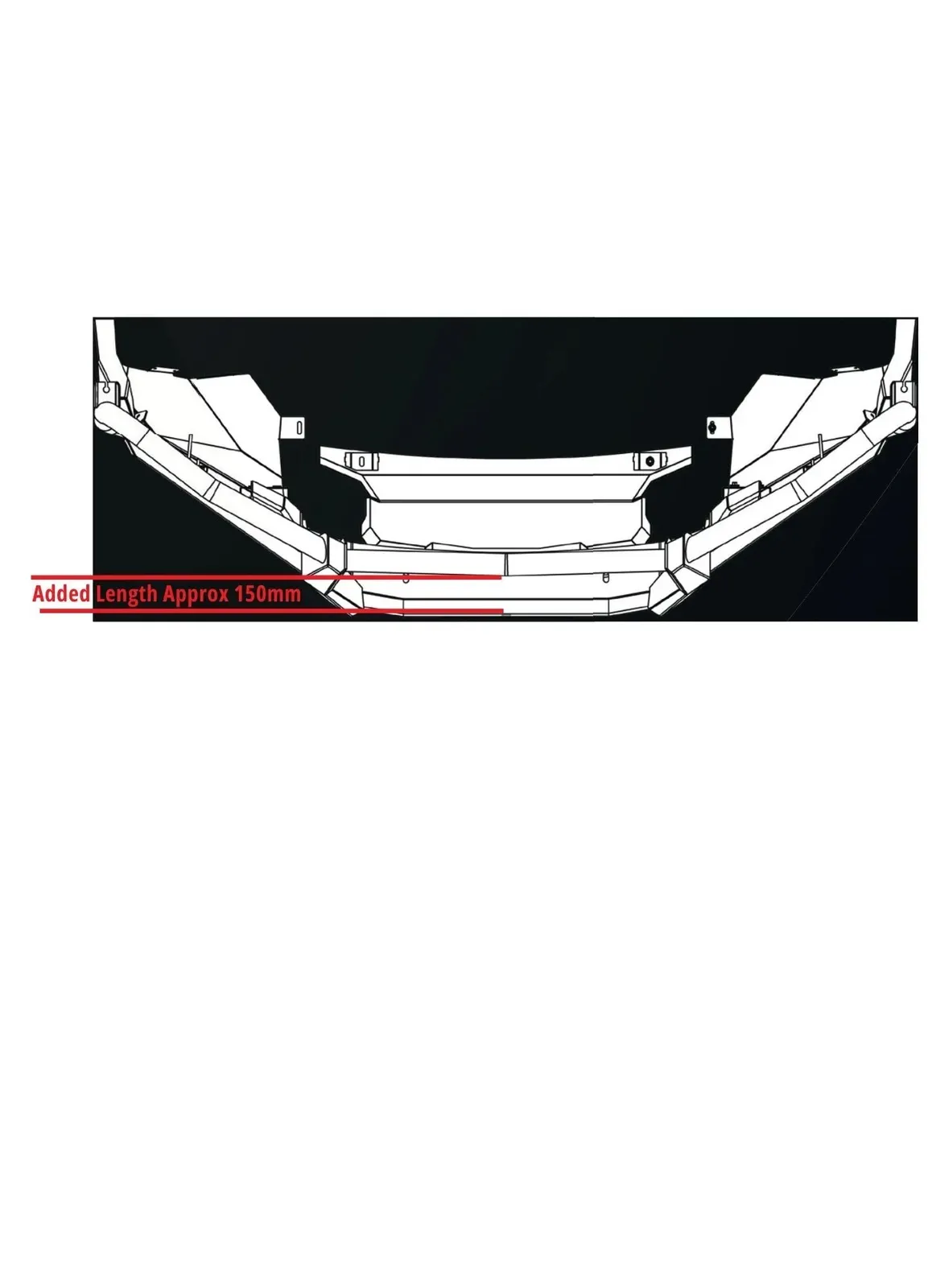 Raxar no-loop bull bar, Ford Ranger Next Gen (revision _A)
