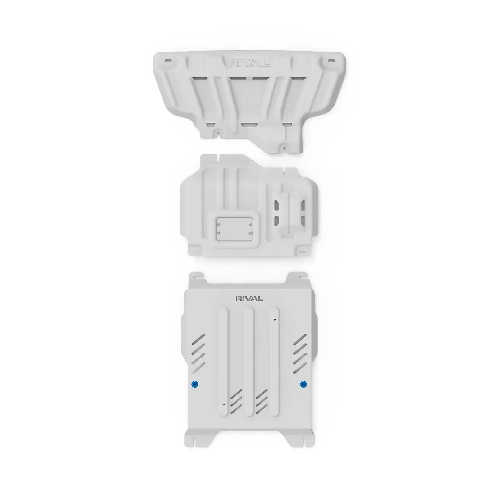 Set of 3 Aluminum Bash Plates Ford Ranger Next Gen 2022-/ Ford Everest Next Gen / Amarok (2023-Present)