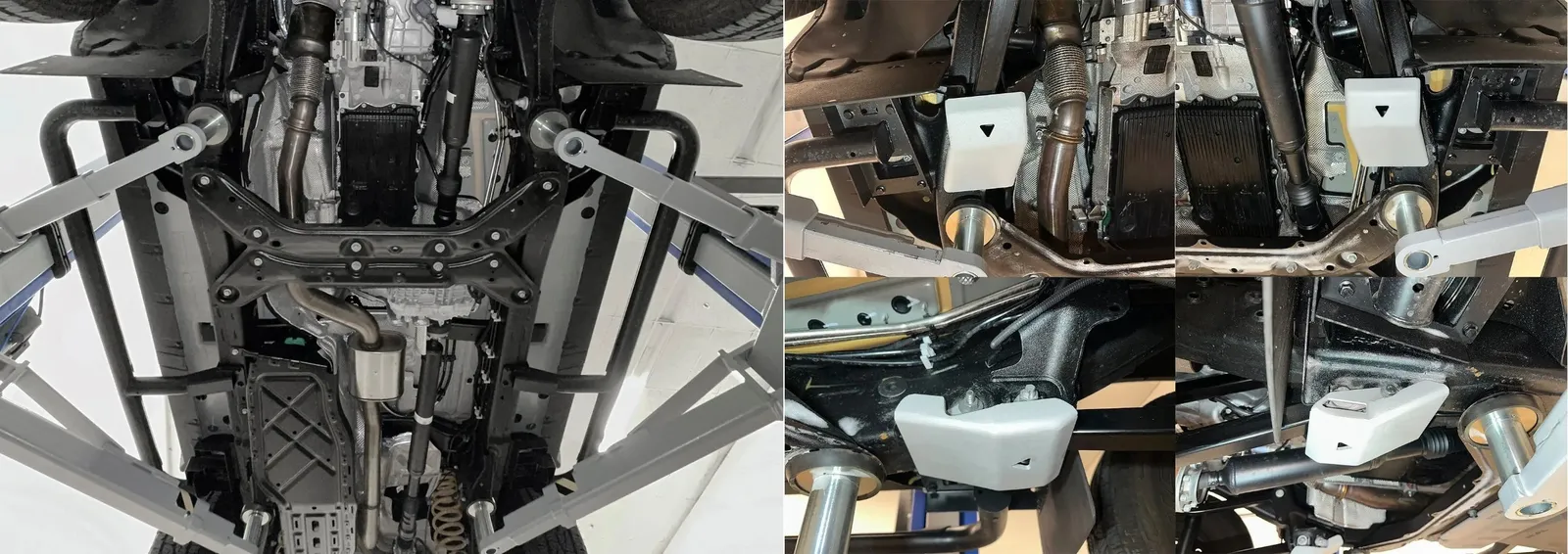 Rival aluminium radius arm bash plates, Ineos Grenadier