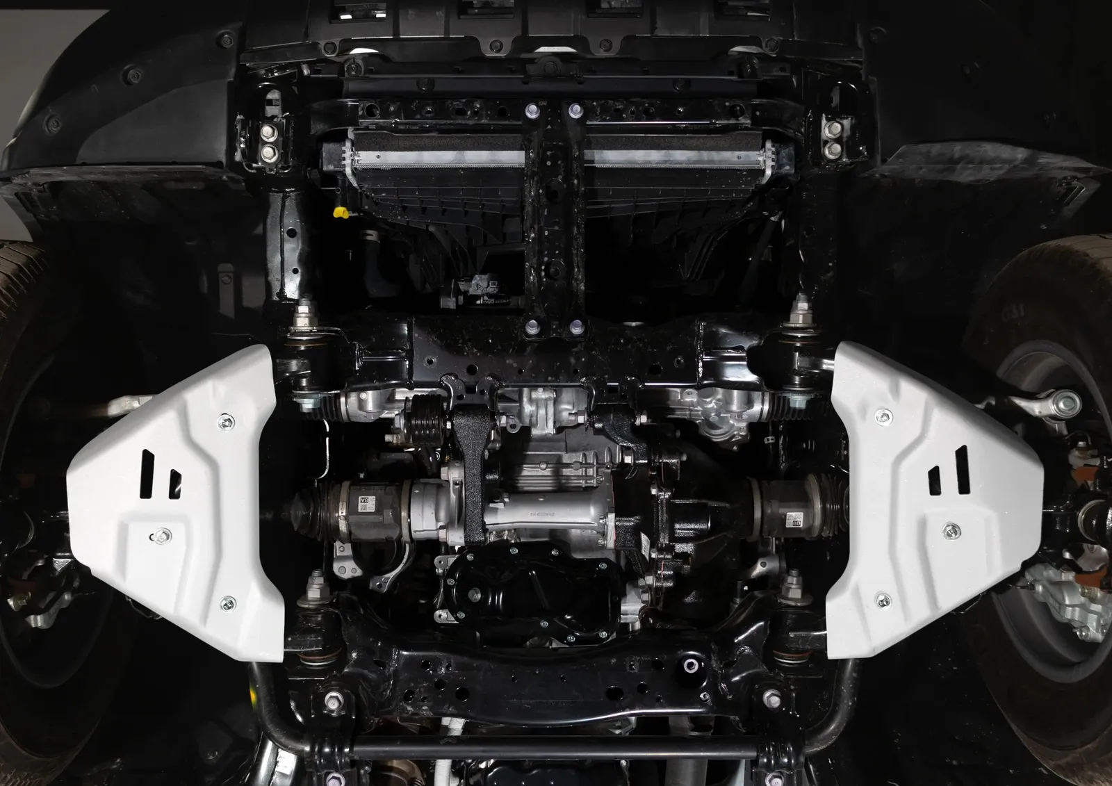 Aluminum A-Arms Bash Plate - TOYOTA LAND CRUISER 250; V-2.8D, AT, 4WD; 2024-PRESENT, New design