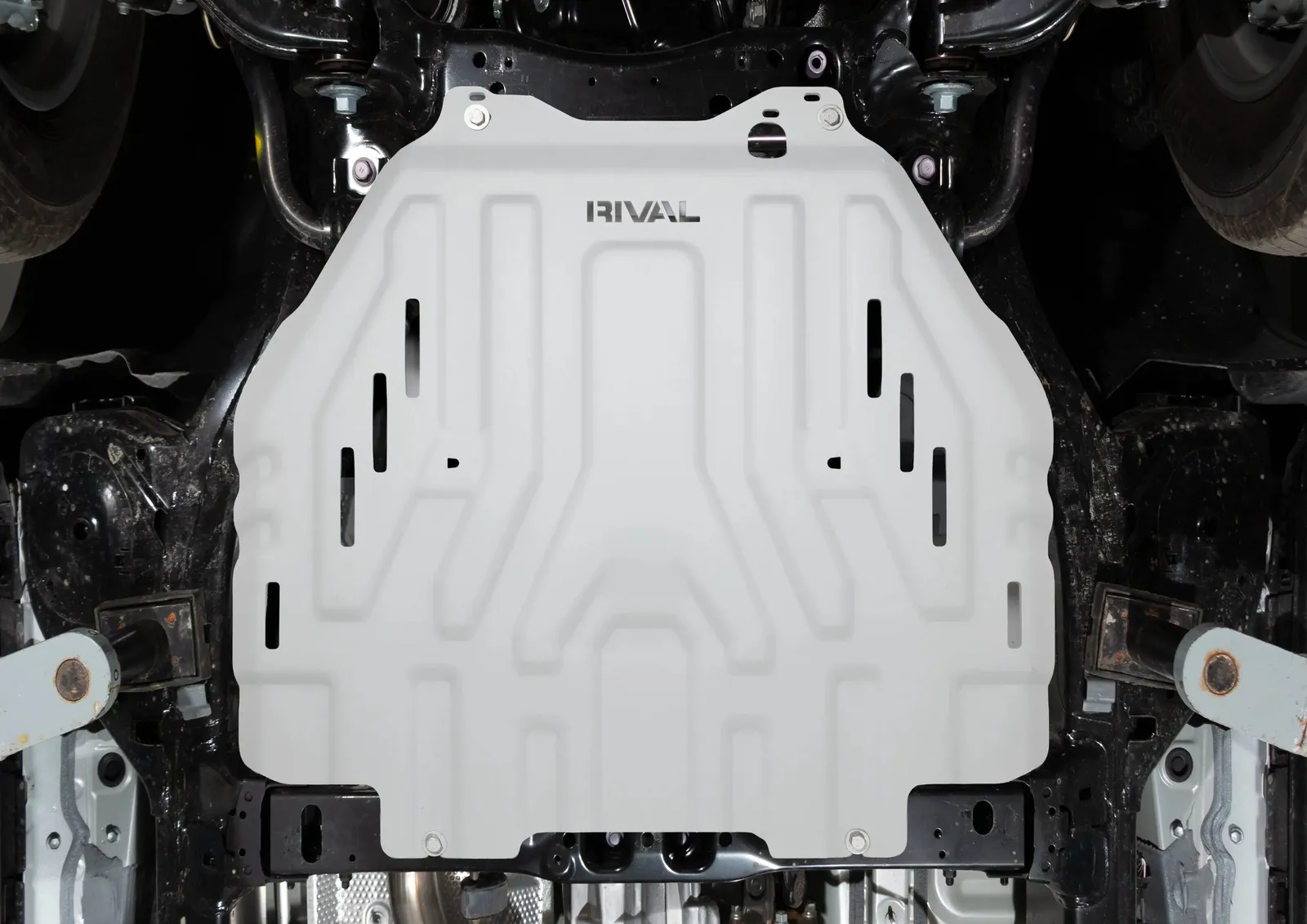 Aluminum Transmission Bash Plate - TOYOTA LAND CRUISER 250; V-2.8D, AT, 4WD; 2024-present, New design