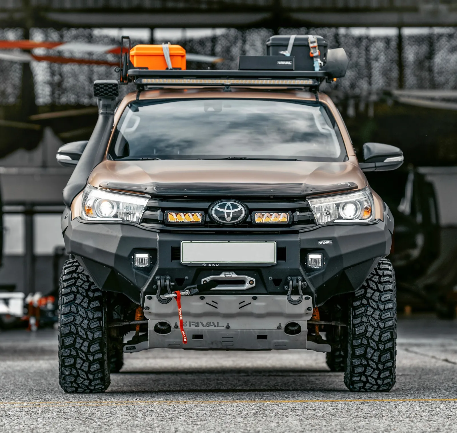 Toyota Hilux (2015-2018) 4x4 Front Bumper - Aluminium