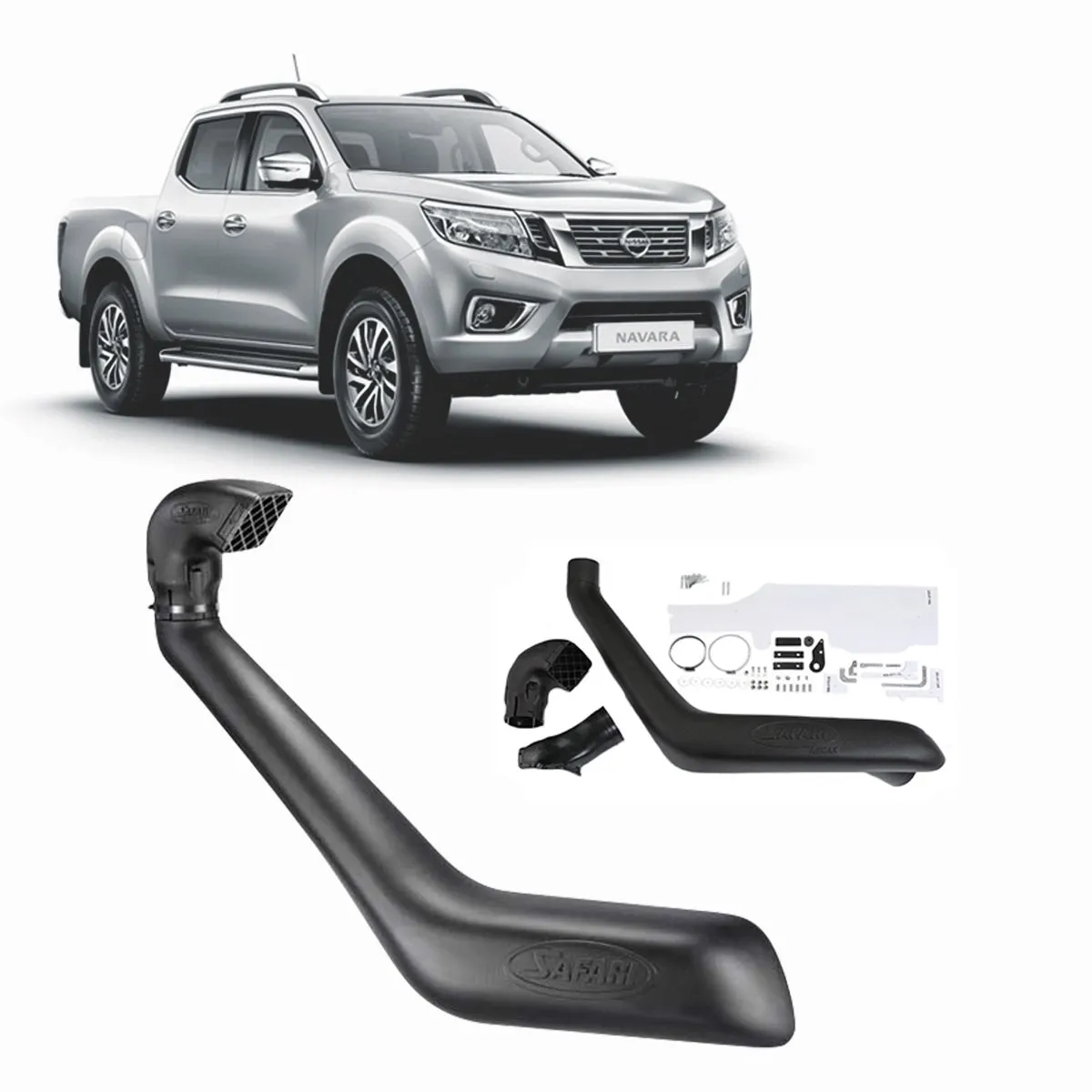 Safari snorkel, Nissan Navara D23 2015 to 2020