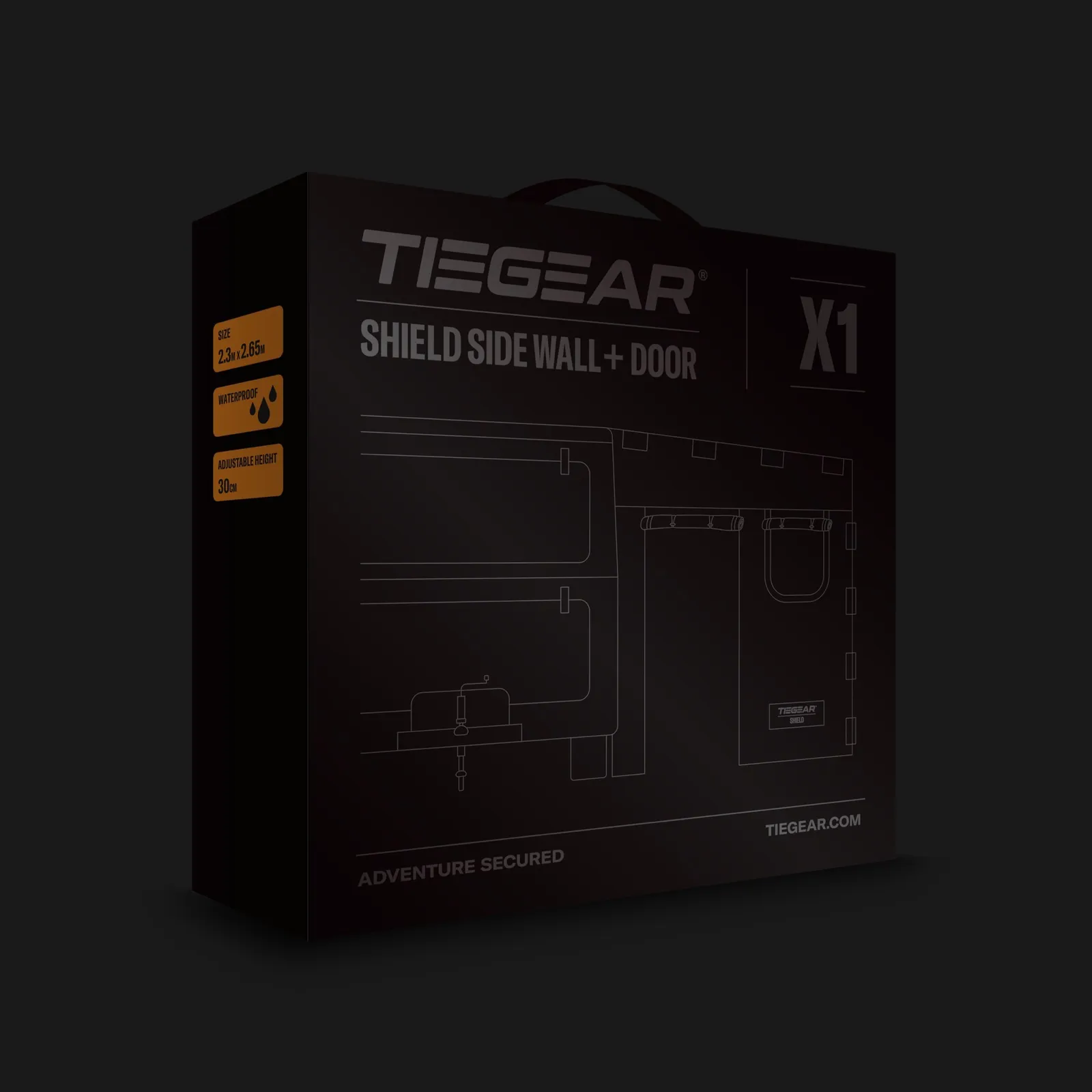 SHIELD SIDE WALL DOOR X1